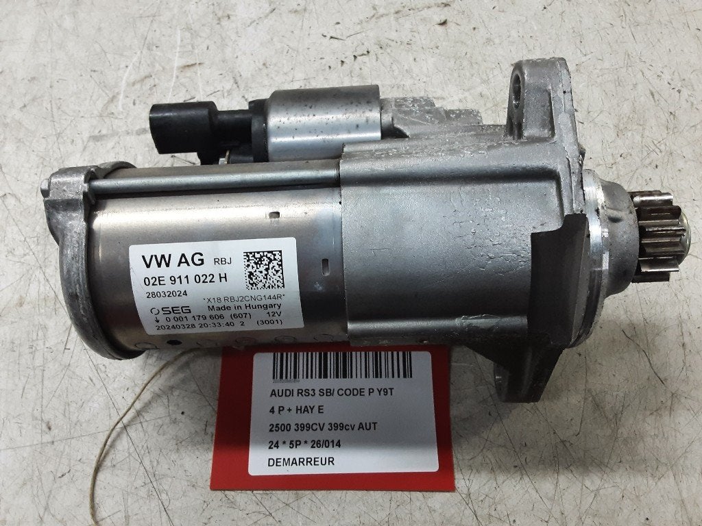 DÉMARREUR Audi RS 3 Sportback (8YA) (02E911022H), Mevr. I. Hauben, Audi, Utilisé, Rue de l'Espoir 34 34
4030  GRIVEGNÉE, BE