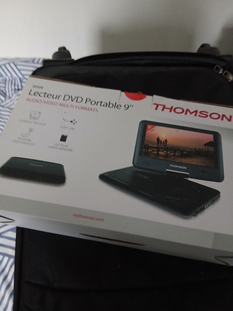 DVD Portable thomsom, TV, Hi-fi & Vidéo, Autres marques, Enlèvement ou Envoi, Comme neuf, Lecteur DVD