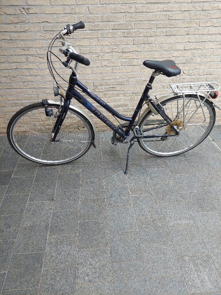 Damesfiets Trek, Gebruikt, Velgrem, Versnellingen, 50 tot 53 cm