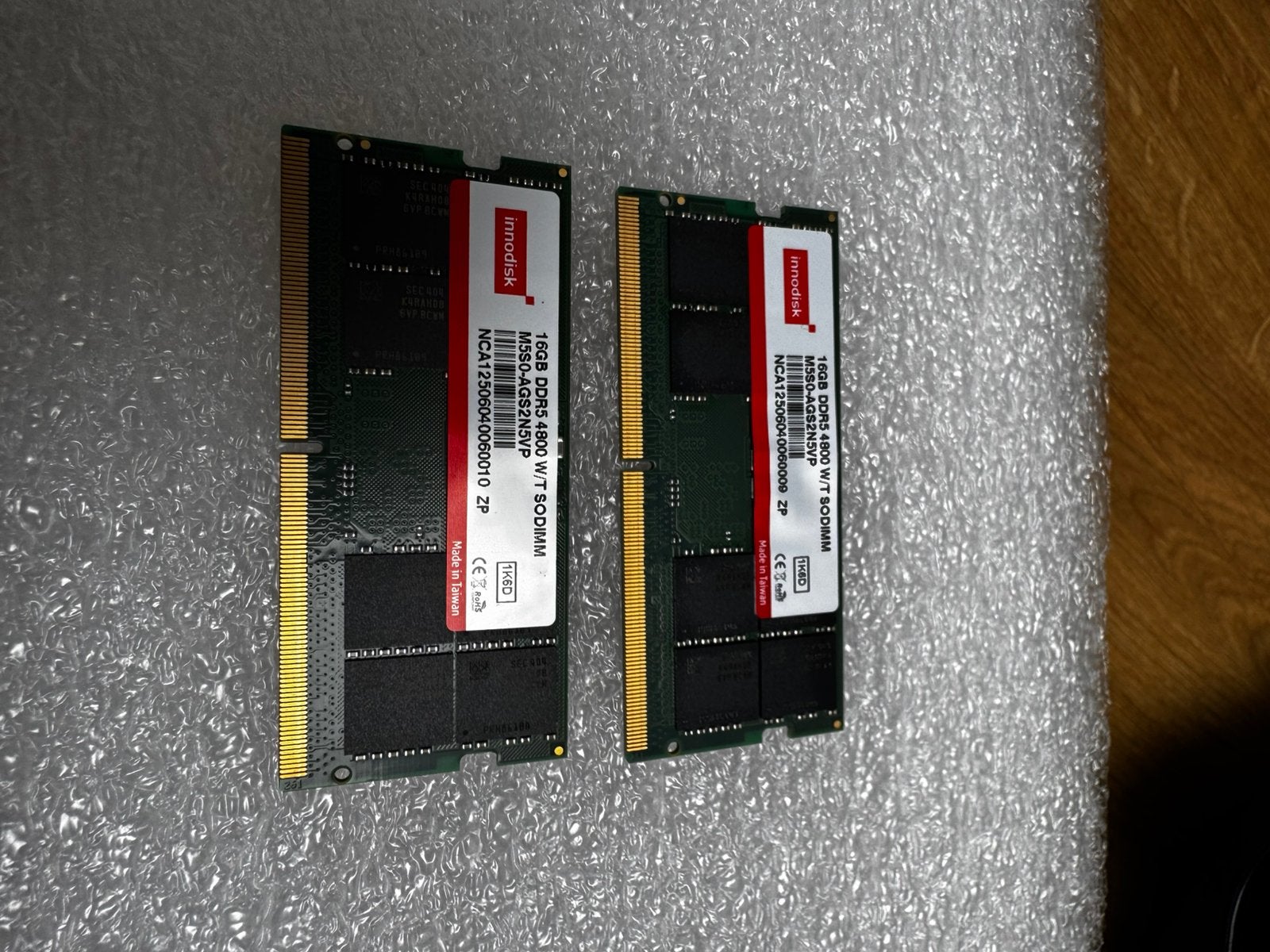 RAM InnoDisk DDR5 4800 MHz – 32 Go (2x16 Go) SO-DIMM, Computers en Software, Ophalen of Verzenden, Nieuw, DDR5