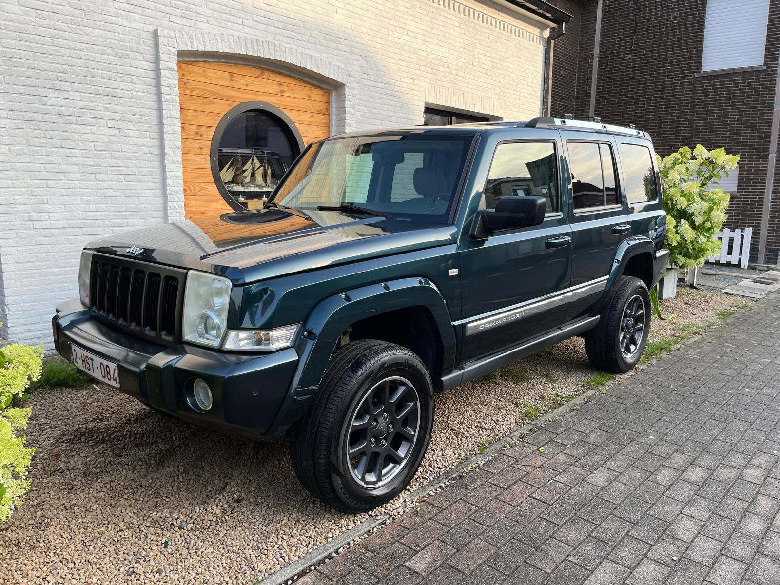 Jeep Commander, Automaat, Beige, Commander, Leder