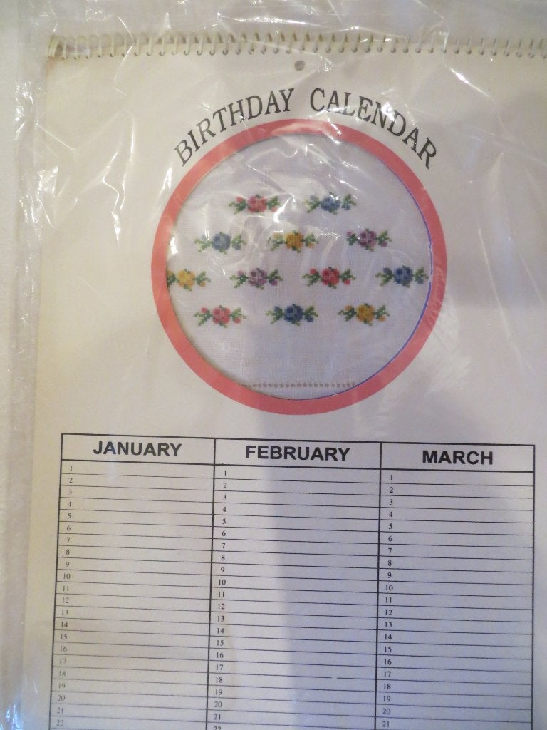calendrier d'anniversaire - pour une bonne cause - nouveau, Divers, Calendriers, Enlèvement ou Envoi, Calendrier mensuel, Neuf