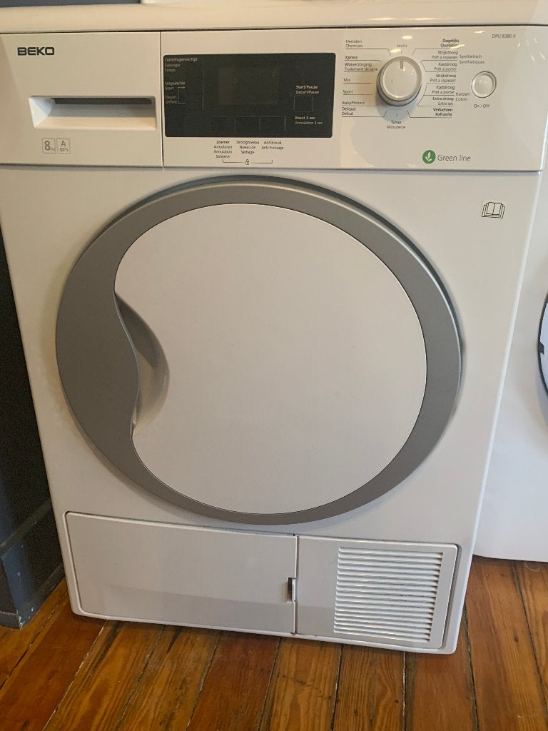 Sèche-linge Beko Greenline 8 kg (DPU 8380 X), Electroménager, Chargeur frontal, Enlèvement, Utilisé, À condensation