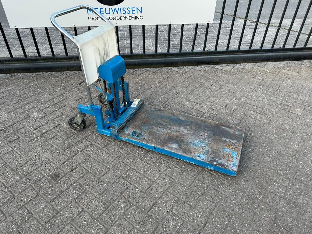 Verrijdbare hydraulische heftafel/hef tafel 940x500MM 500KG, Ophalen, Gebruikt