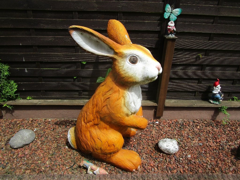 verschillende grote tuin beelden, Ophalen, Gebruikt, Kunststof, Dierenbeeld