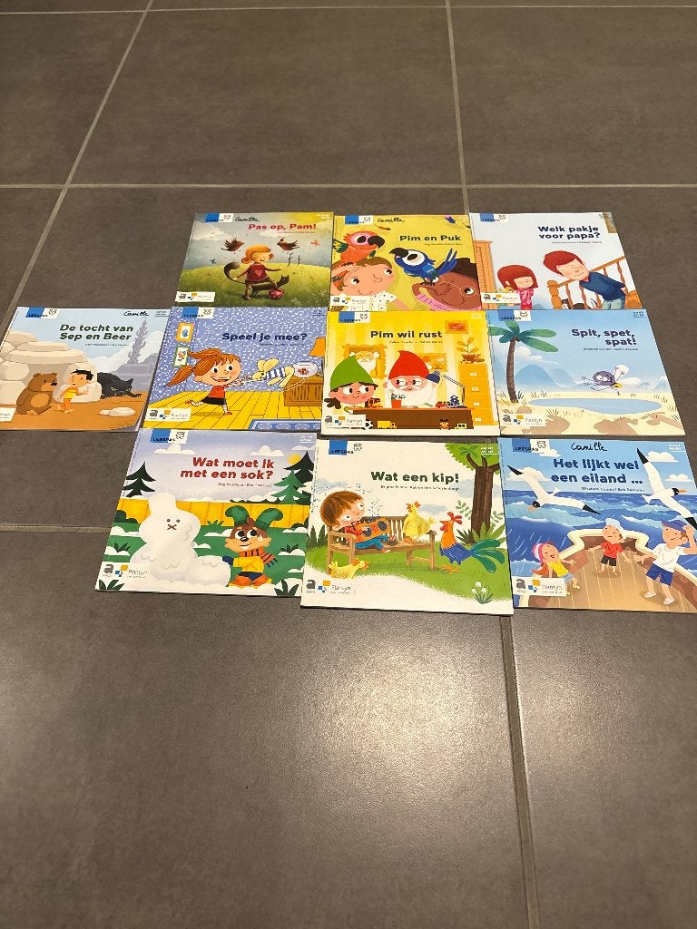 10 boekjes Leespas van avi start tot Avi E4, Boeken, Ophalen