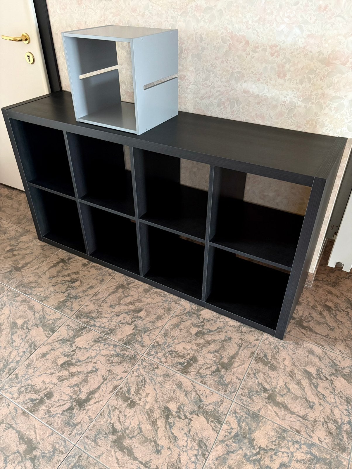 Armoire IKEA Kallax - 8 compartiments, noire, Enlèvement, Comme neuf