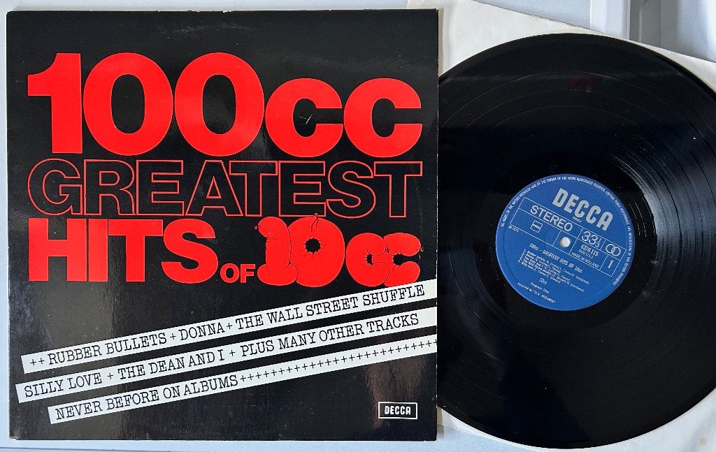 10CC ( TEN CC ) - 100cc Greatest hits ( LP; NMINT ), Cd's en Dvd's, LP, Originele persing, Ophalen of Verzenden, Zo goed als nieuw