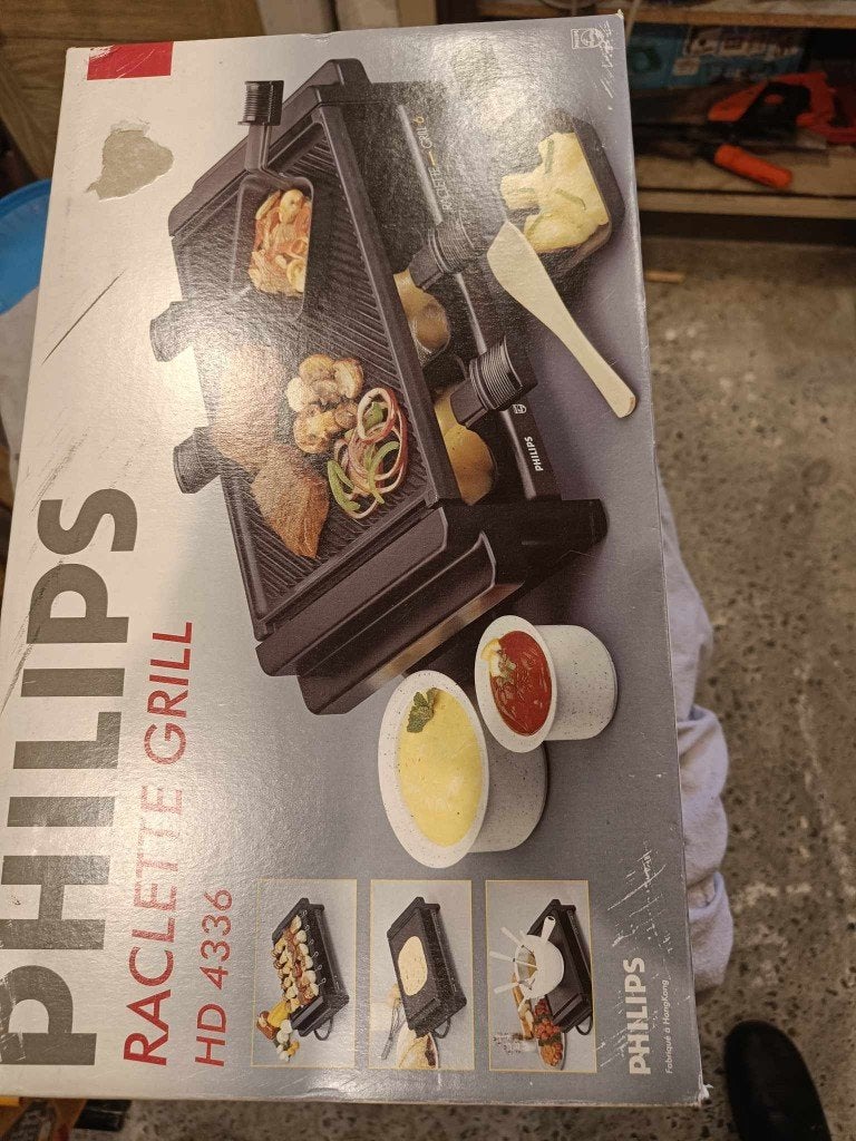 raclette grill neuve, Enlèvement
