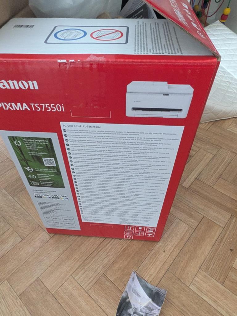 Canon printer, Ophalen