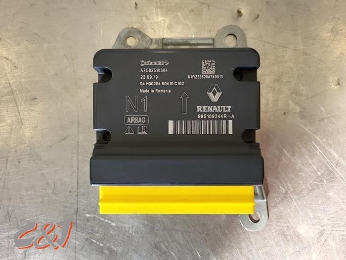 Module airbag d'un Renault Trafic, Renault, -, 3 mois de garantie, Utilisé