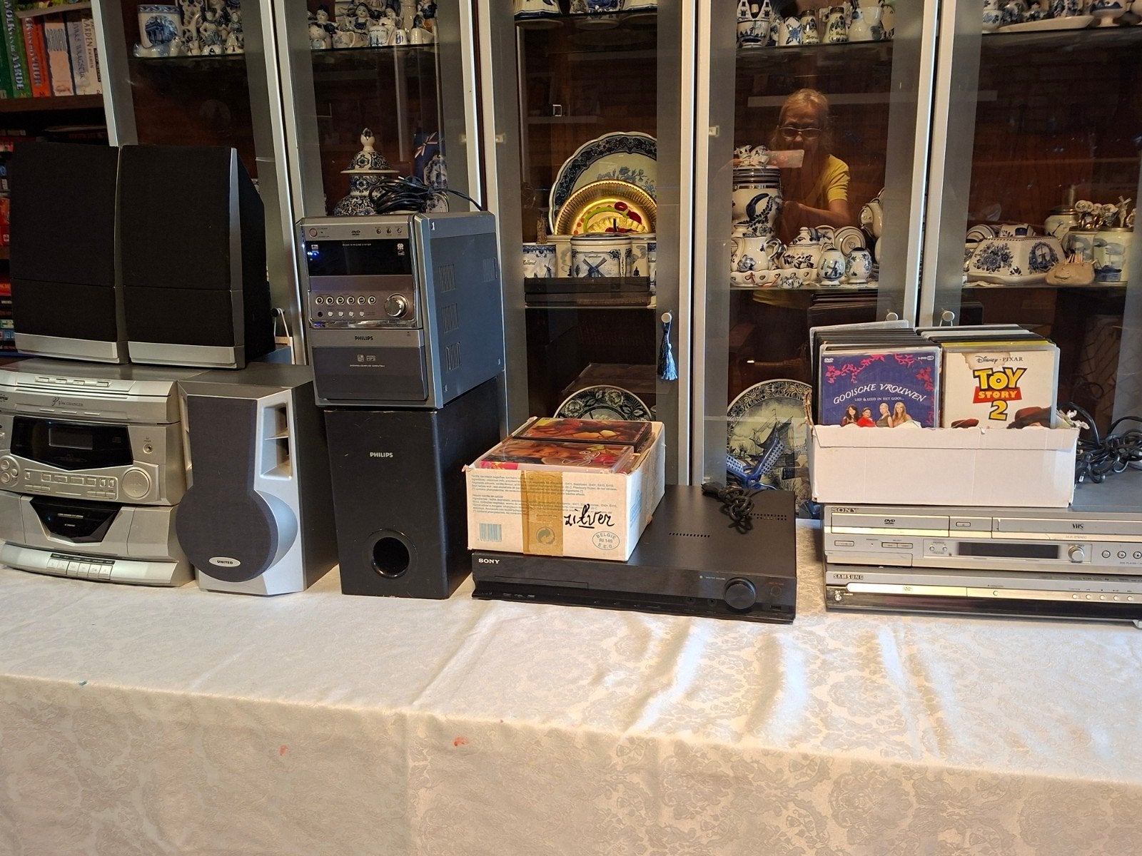 Dvd video recorder ,dvd spelers,dvd met luidsprekers,enz, Enlèvement, Utilisé, Samsung