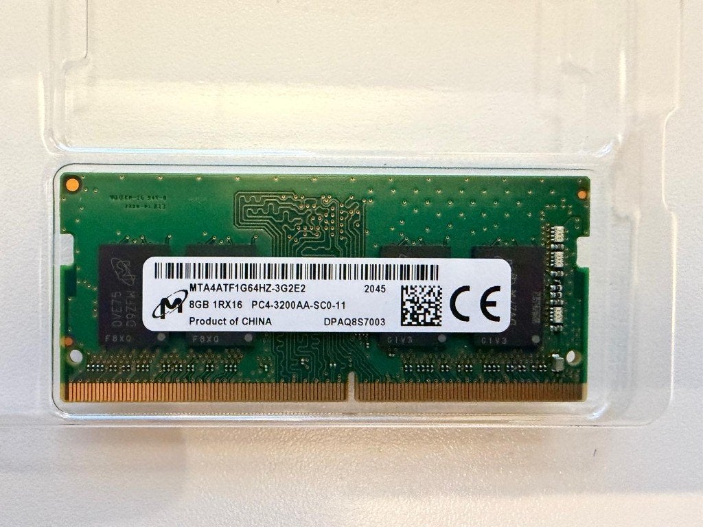 8GB RAM DDR4 SODIMM 3200MHz 260pins, Computers en Software, DDR4, 8 GB, Ophalen of Verzenden, Zo goed als nieuw