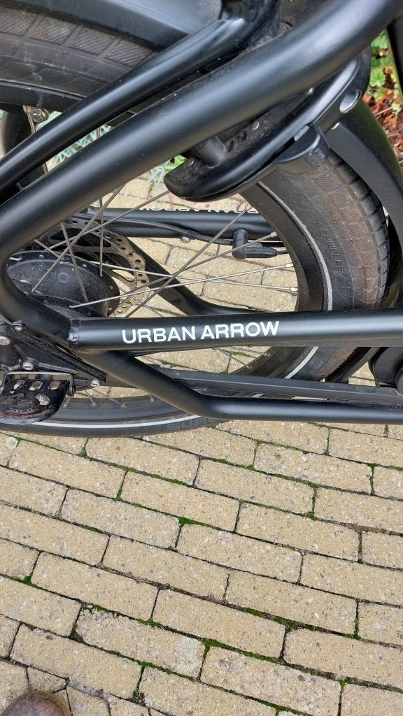 bakfiets, Fietsen en Brommers, Goederen, Elektrisch, Zo goed als nieuw, Schijfrem