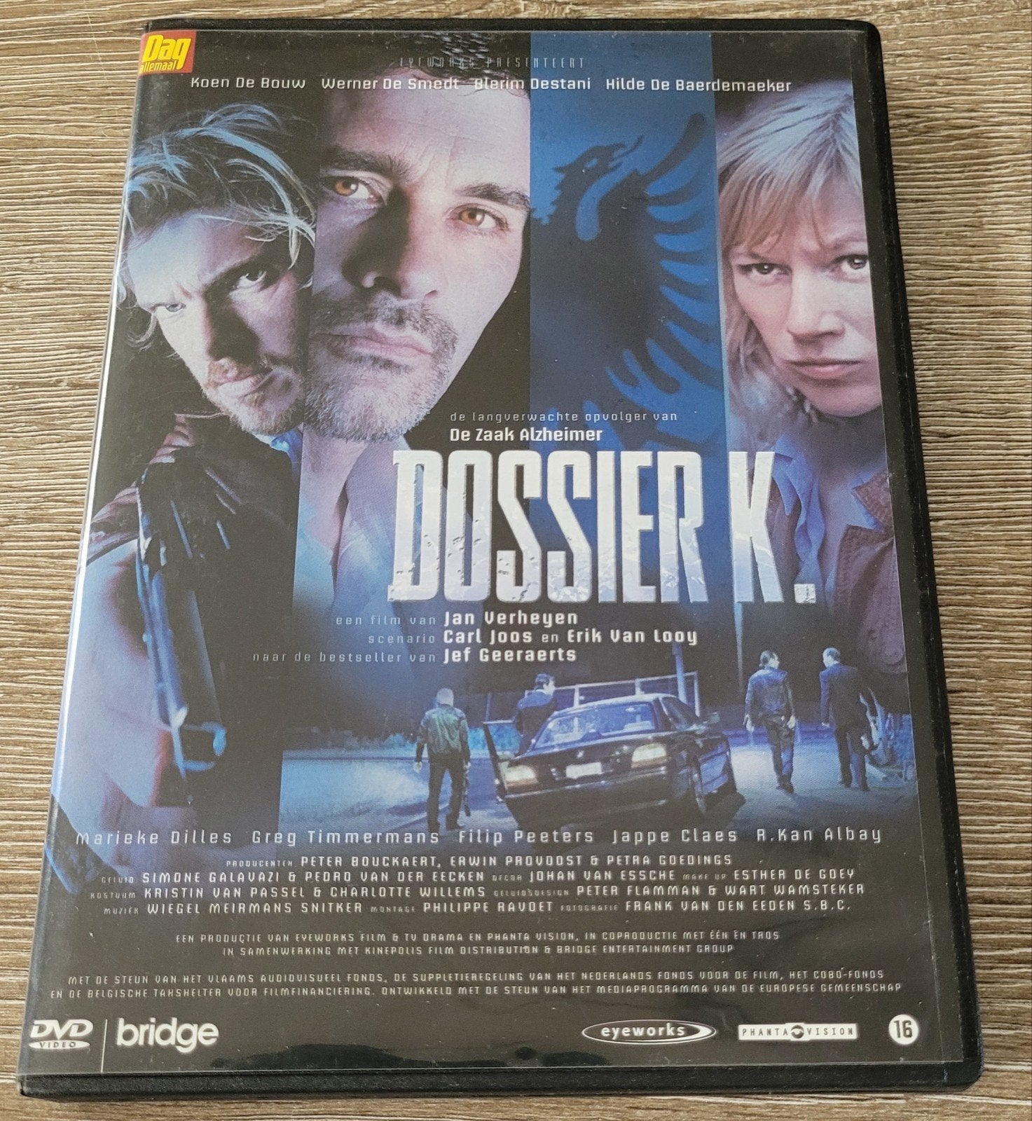 Dossier K. - Vlaamse film, Cd's en Dvd's, Vanaf 16 jaar, Nederlands, Ophalen of Verzenden, Zo goed als nieuw