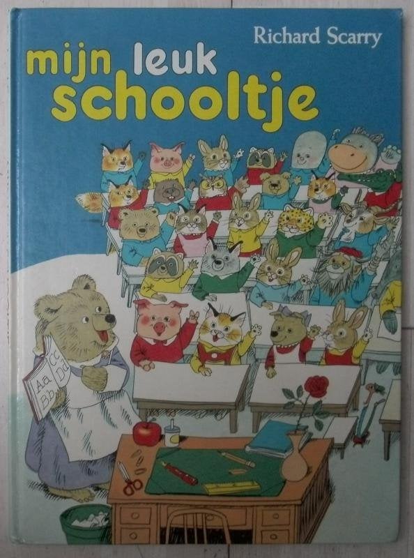 Richard Scarry - Mijn leuk schooltje, Boeken, Ophalen of Verzenden