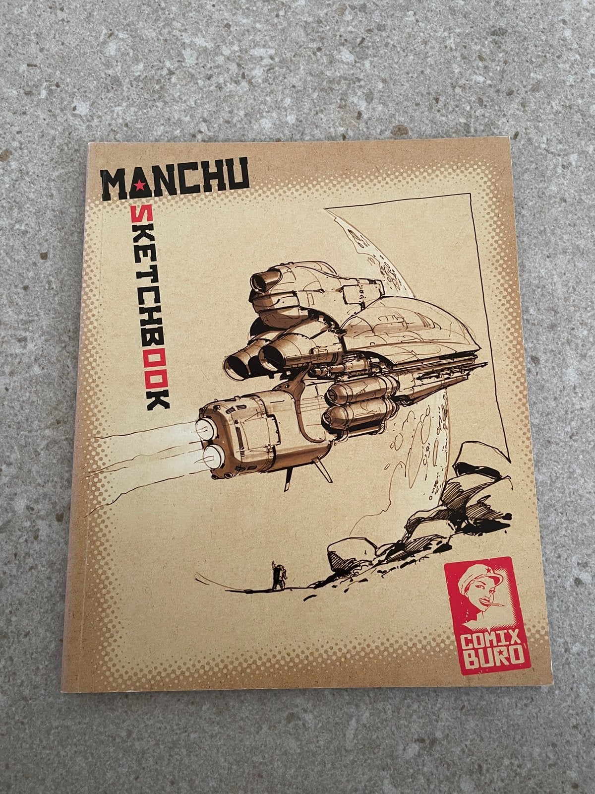 Sketchbook – Manchu - gesingeerd en genummerd, Boeken, Eén stripboek, Ophalen of Verzenden, Zo goed als nieuw