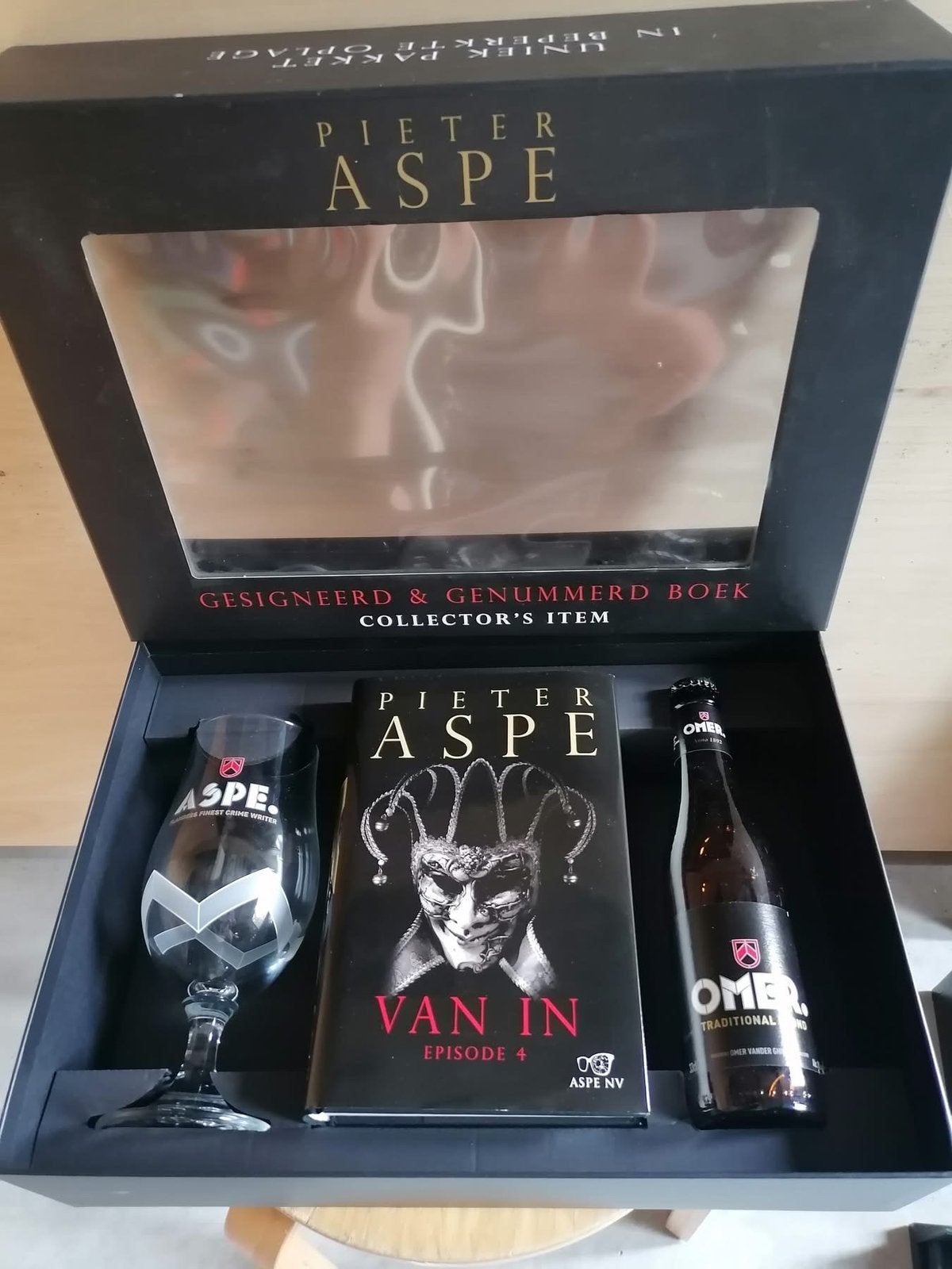 Ik ben opzoek naar Aspe glas van Omer, Verzamelen, Ophalen, Zo goed als nieuw