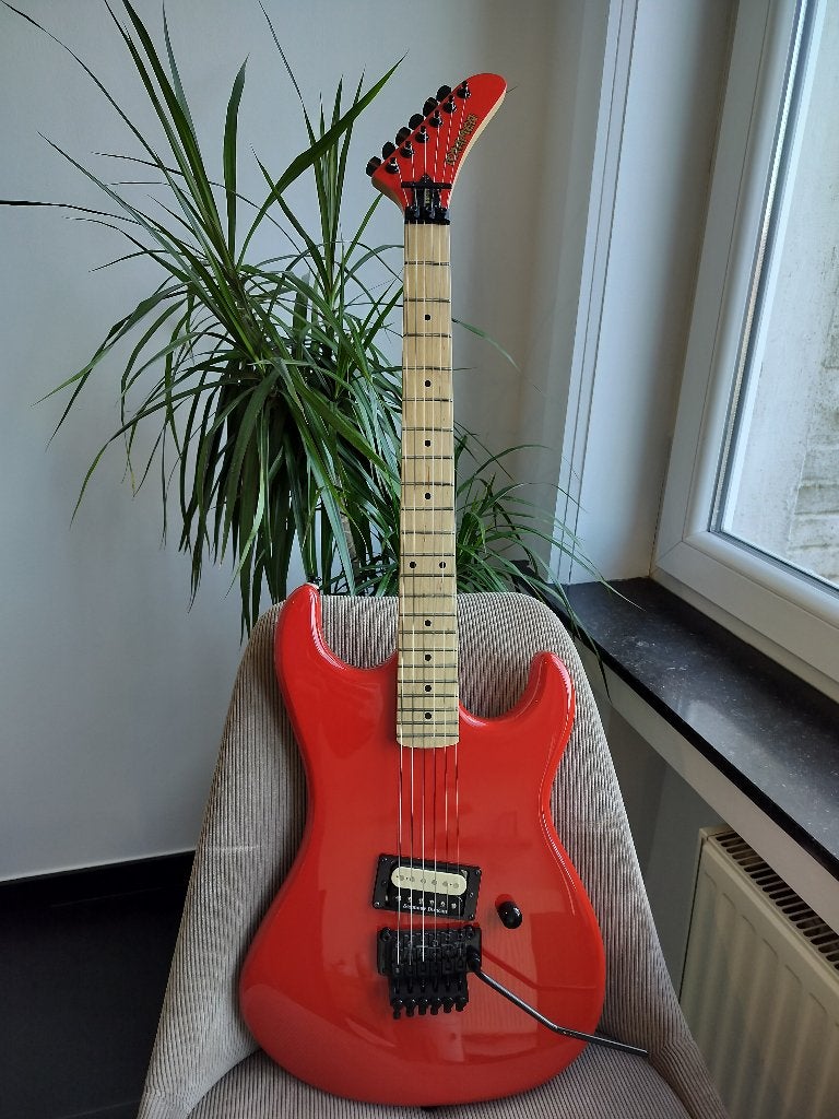 Kramer gitaar - Baretta Original Collection (jumper red), Muziek en Instrumenten, Ophalen, Gebruikt, Solid body, Overige merken