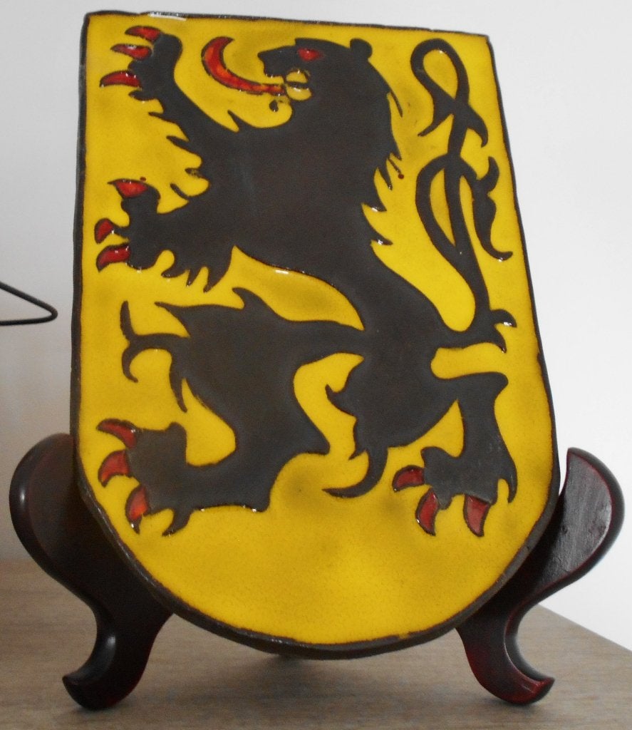 Leeuw van Vlaanderen  Lion des Flandres., Antiquités & Art, Enlèvement ou Envoi