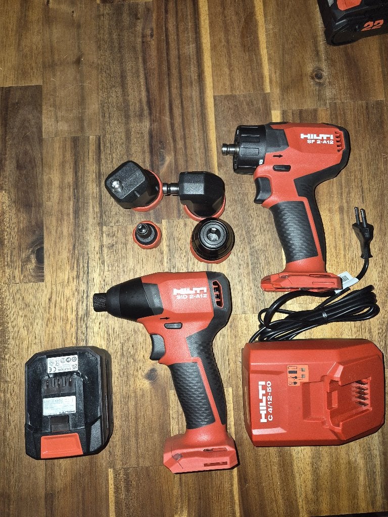 Lot de deux visseuses sans fil Hilti, Enlèvement, Comme neuf