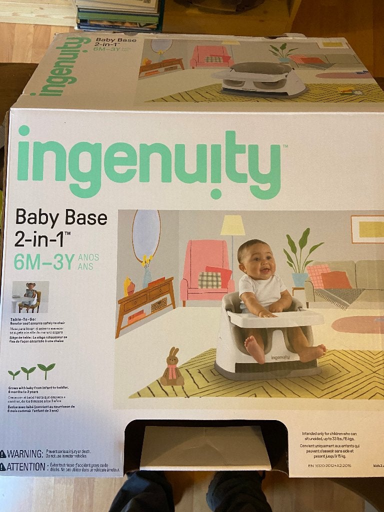 ingenuity baby base 2 en 1, Enfants & Bébés, Enlèvement, Utilisé
