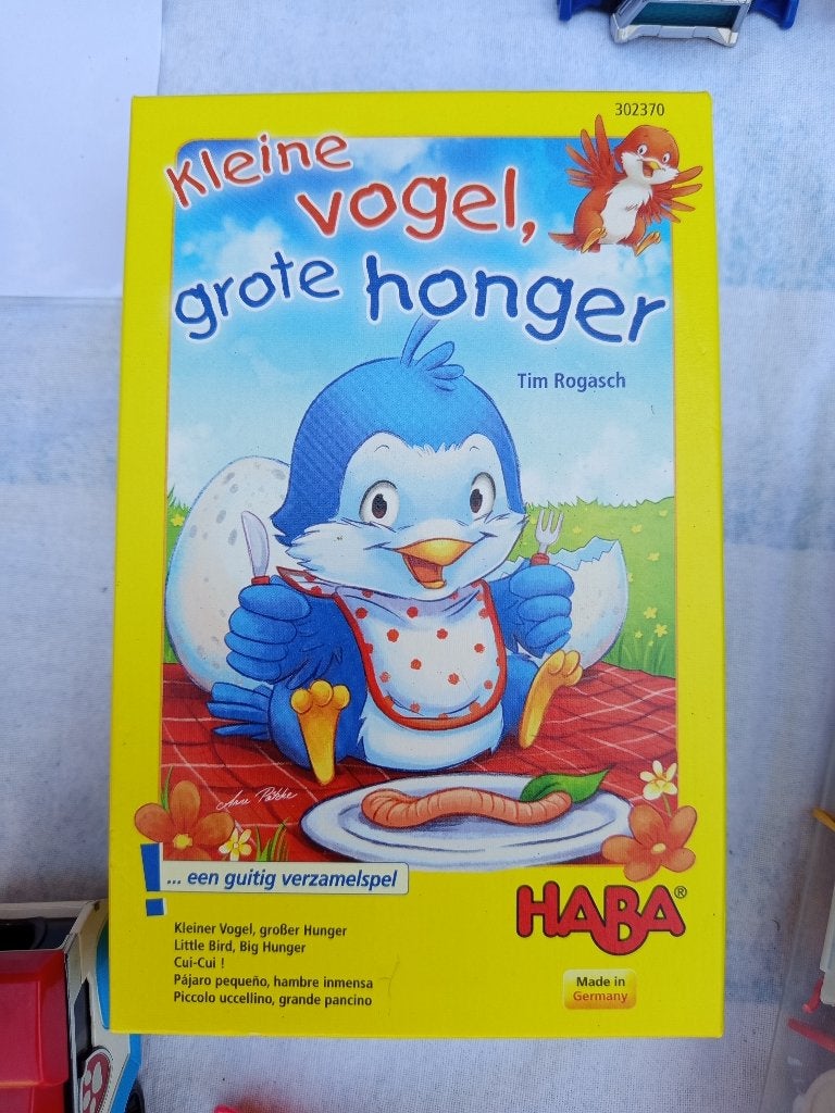 Spel kleine vogel grote honger, Ophalen