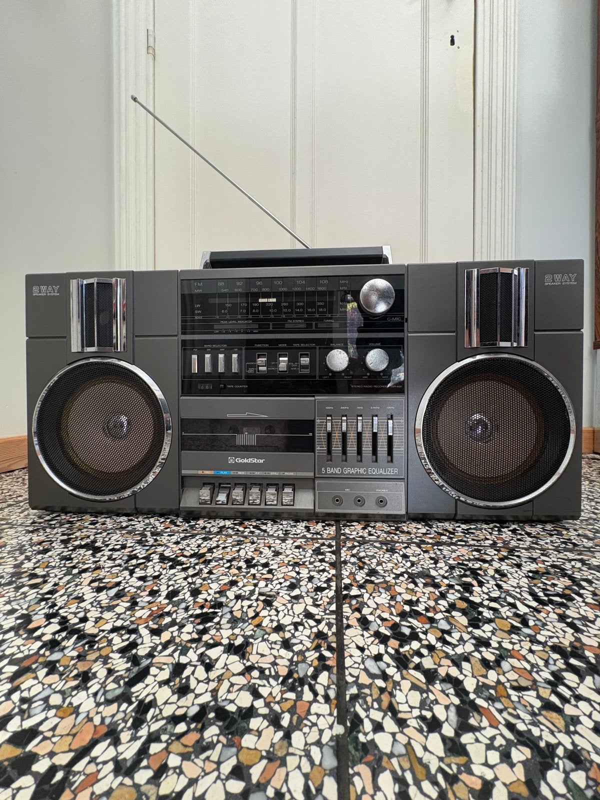 Boombox Goldstar tsr 850, Ophalen of Verzenden, Zo goed als nieuw, Radio