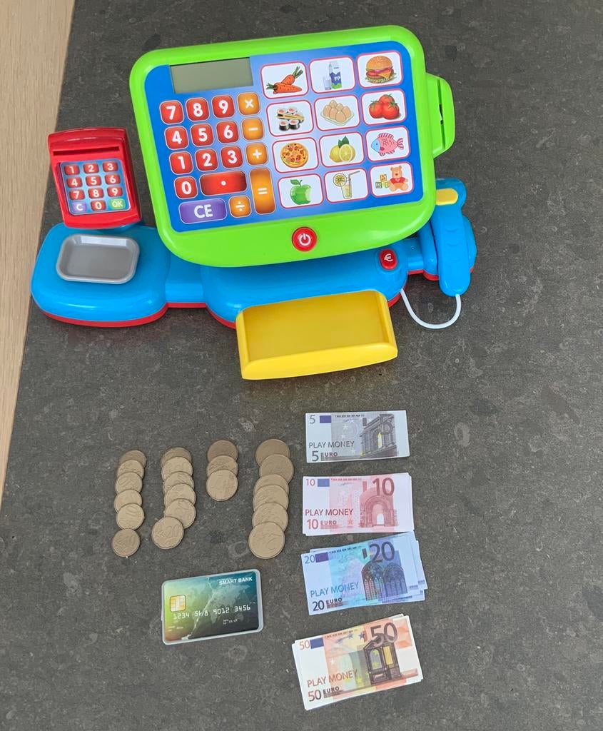 Speelgoedkassa, Ophalen, Zo goed als nieuw