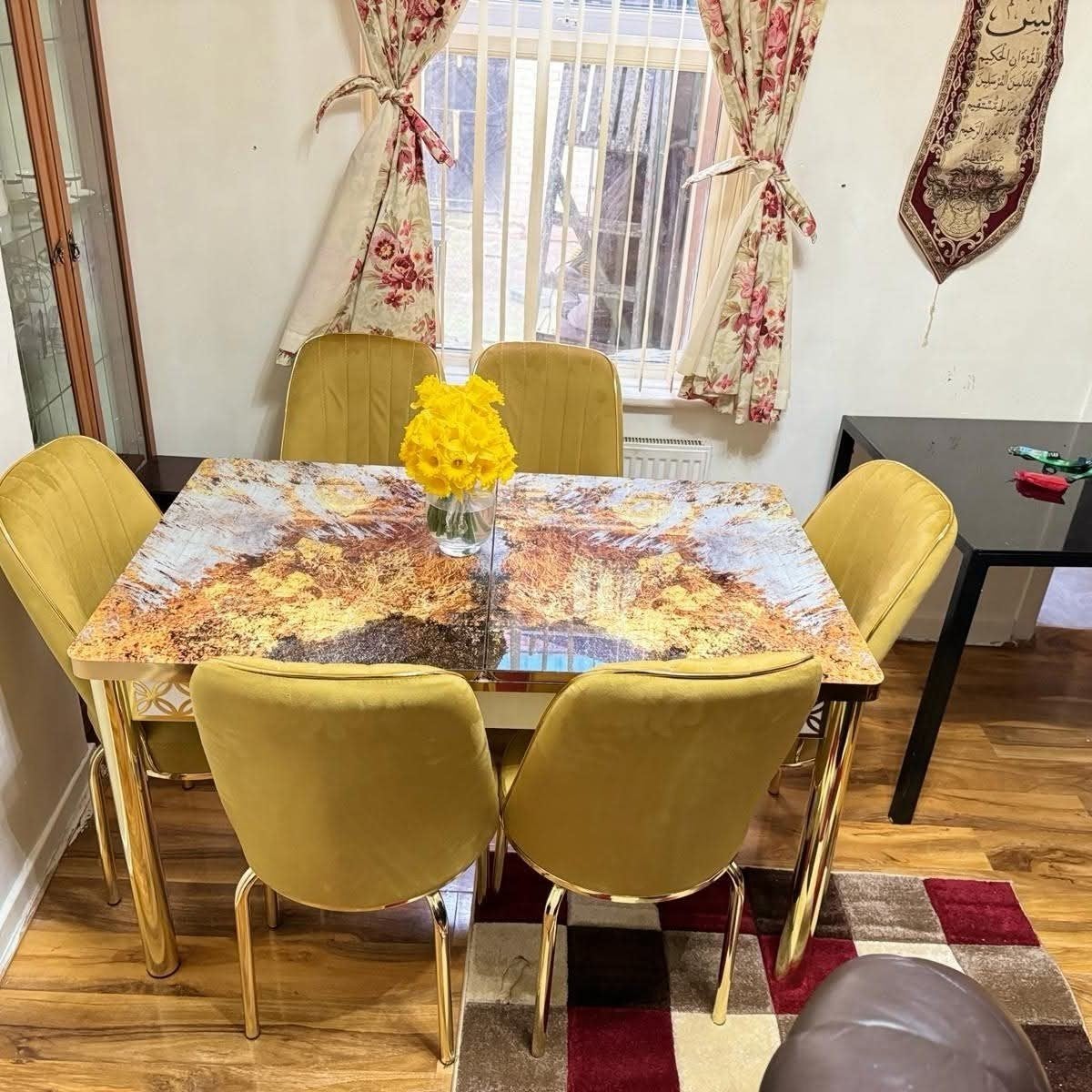 Turkse eettafels met 6 stoelen, topkwaliteit, Huis en Inrichting, Ophalen of Verzenden, Nieuw