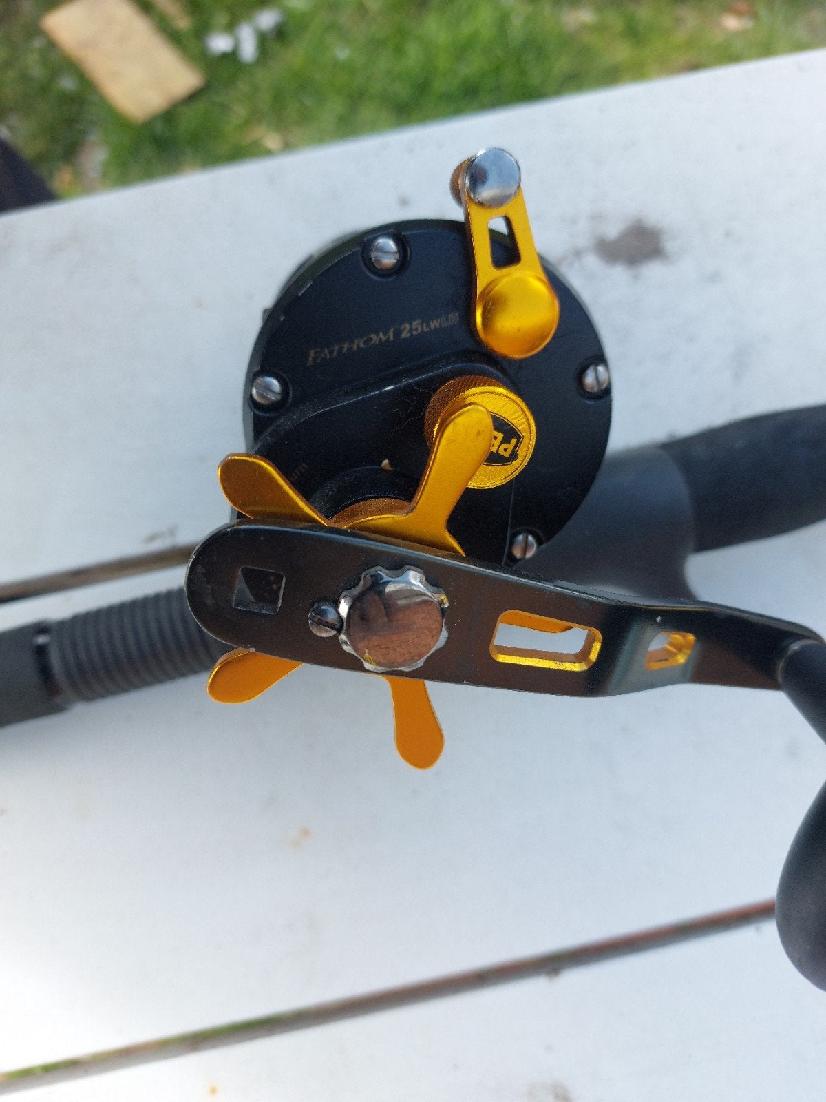 Penn reel, Ophalen