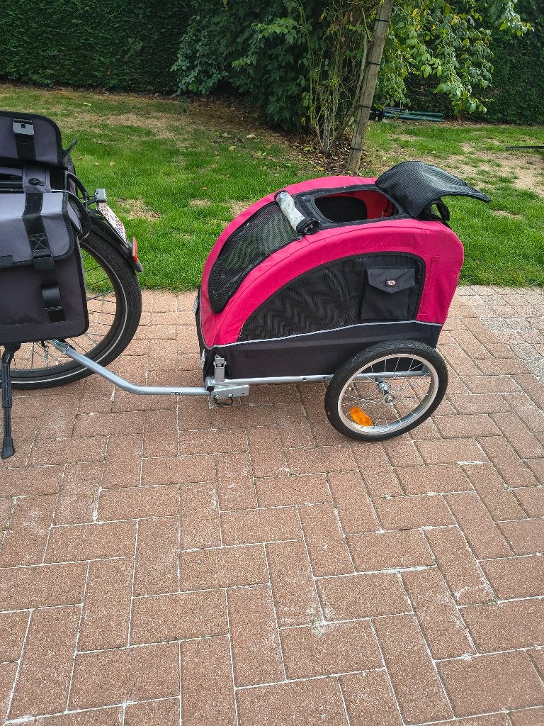 Hondenfietskar, Fietsen en Brommers, Ophalen, Gebruikt, Hondenkar, Opvouwbaar