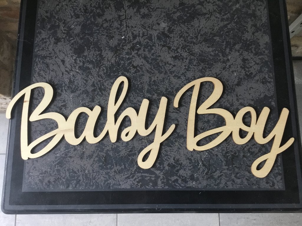 Baby Boy houten letters, Ophalen