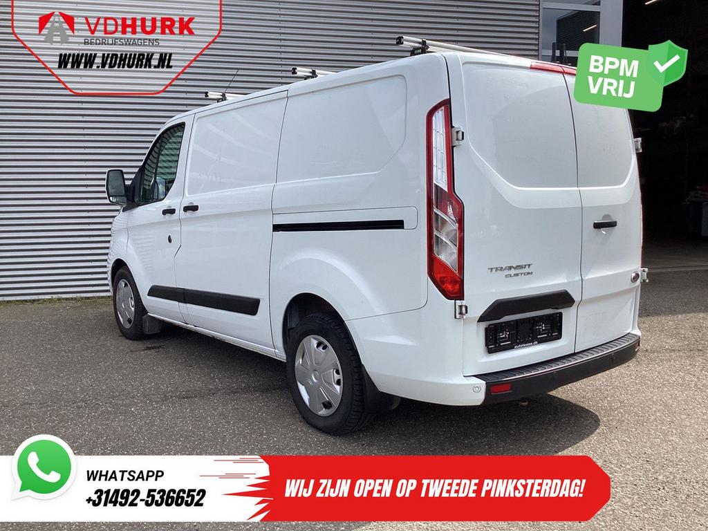 Ford Transit Custom 2.0 TDCI 130 pk Aut. 2x Schuifdeur/ Stan, Automaat, Parkeersensor, Wit, Bedrijf