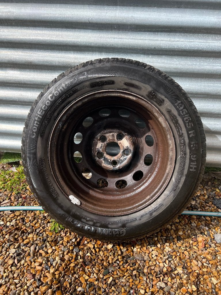 Reserve wiel 5x112, Ophalen, 15 inch, Personenwagen, Banden en Velgen