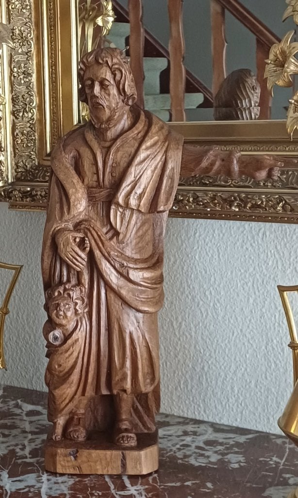 Houten heilige beeld, Ophalen of Verzenden