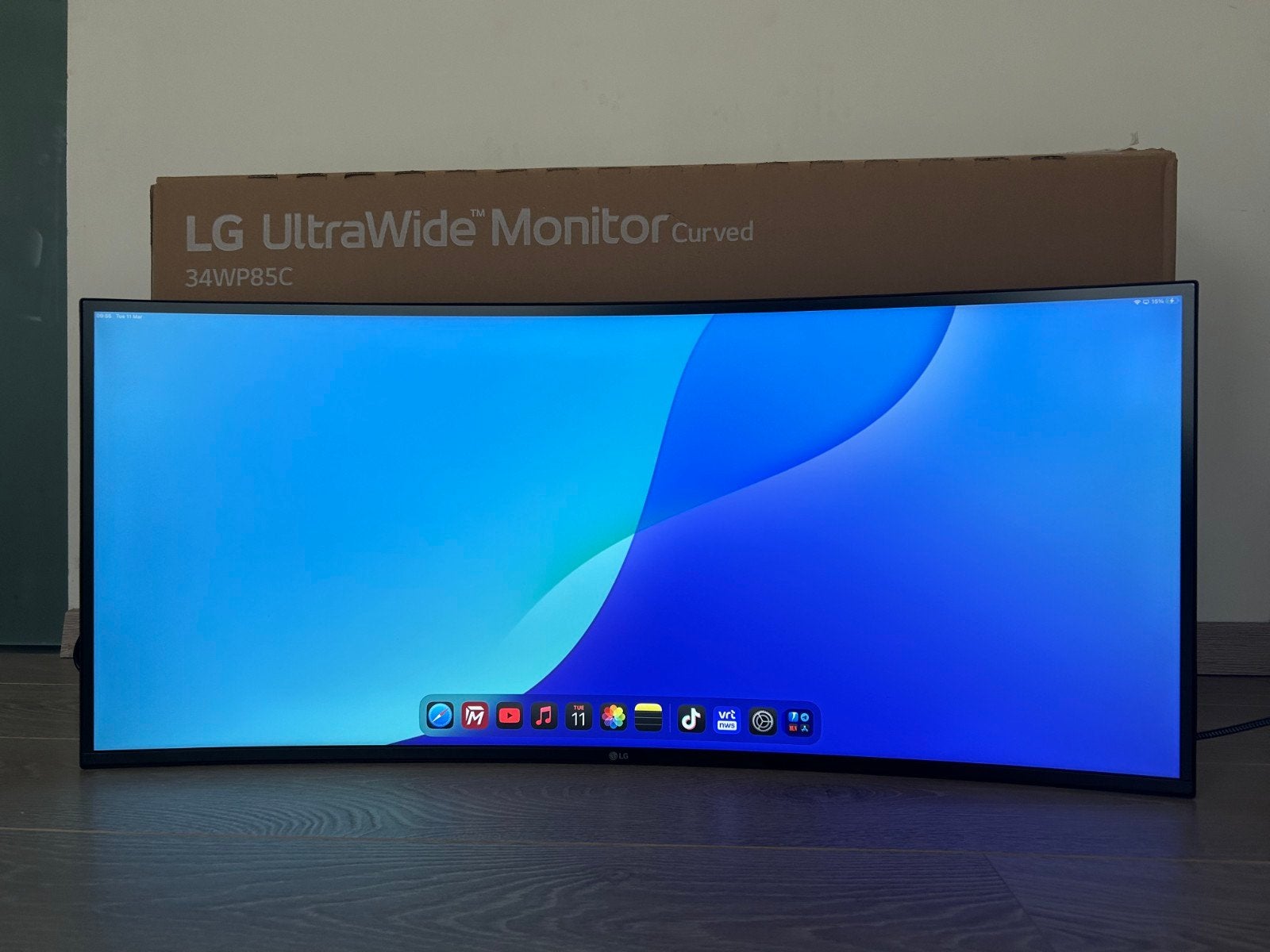 LG 34WP85C 34" UltraWide QHD monitor, Ophalen, Gebruikt, 61 t/m 100 Hz, Quad HD (2K)