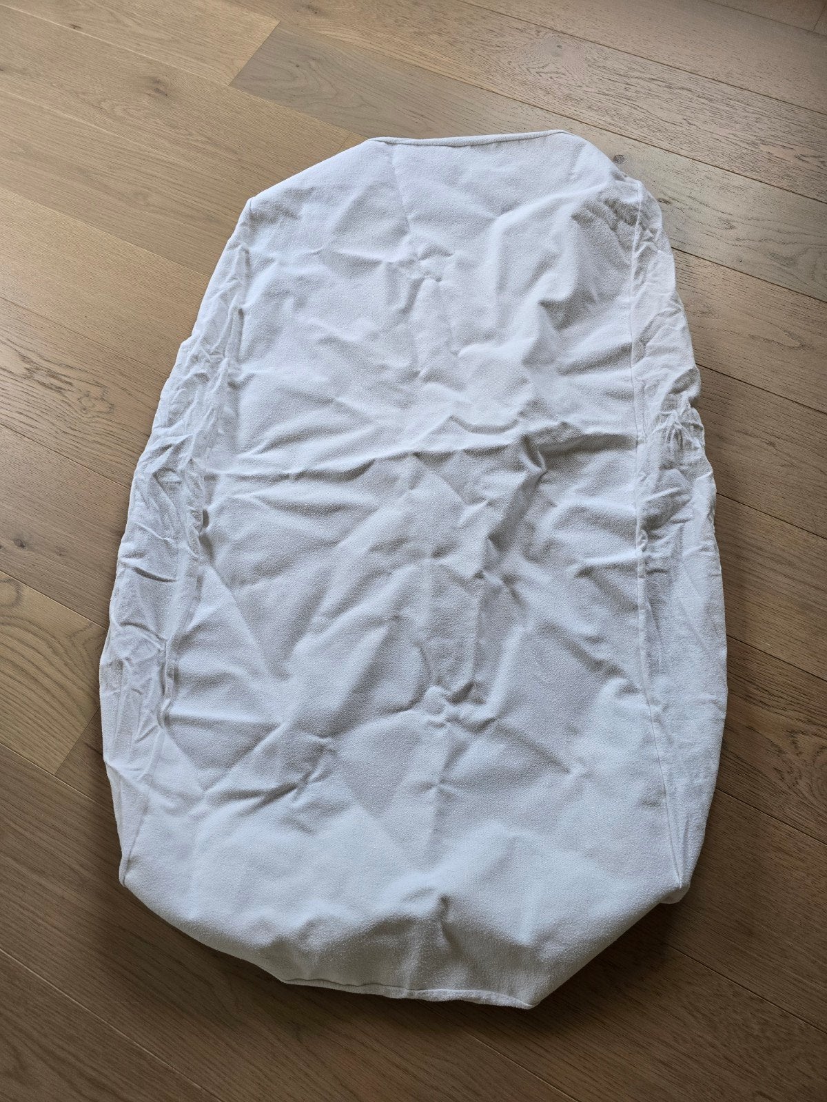 Witte matrasbeschermer voor baby bedje, Overige merken, Jongetje of Meisje, Matrasbeschermer, Wit