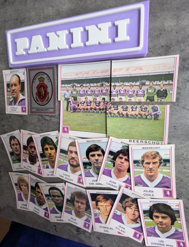 PANINI FOOTBALL 80 BEERSCHOT 20 STICKERS 1980 voetbal Lozano, Ophalen of Verzenden, Nieuw