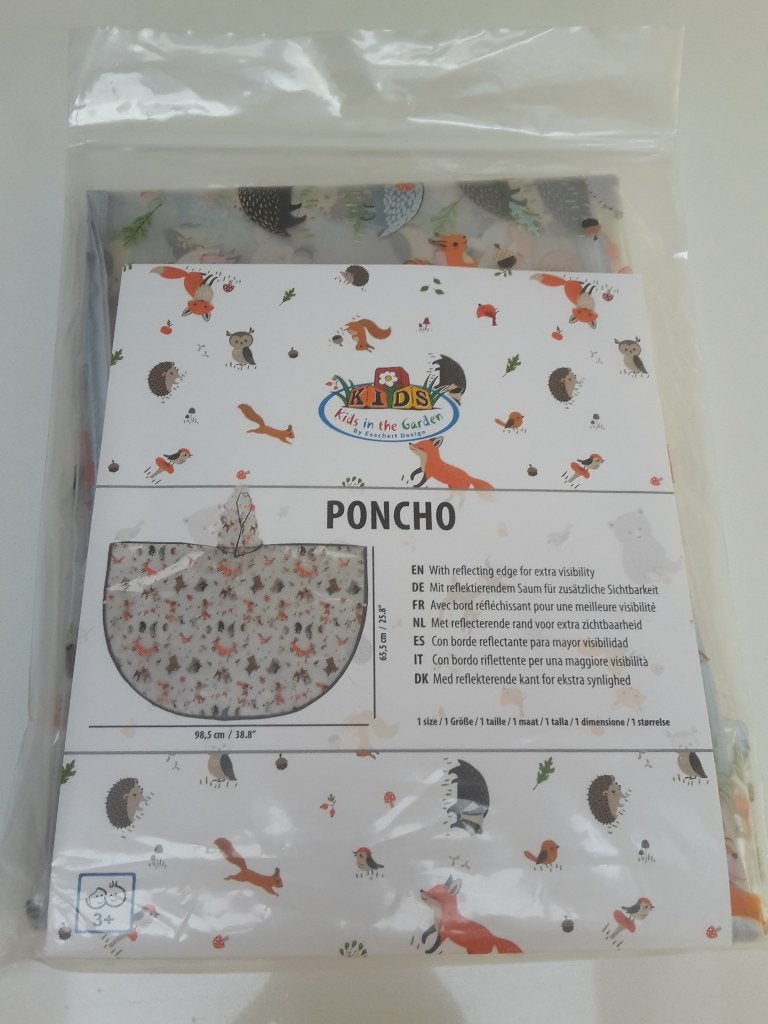 Nieuwe regenponcho in verpakking, leeftijd 3+, met diertjes, Enlèvement ou Envoi, Neuf, Autres types