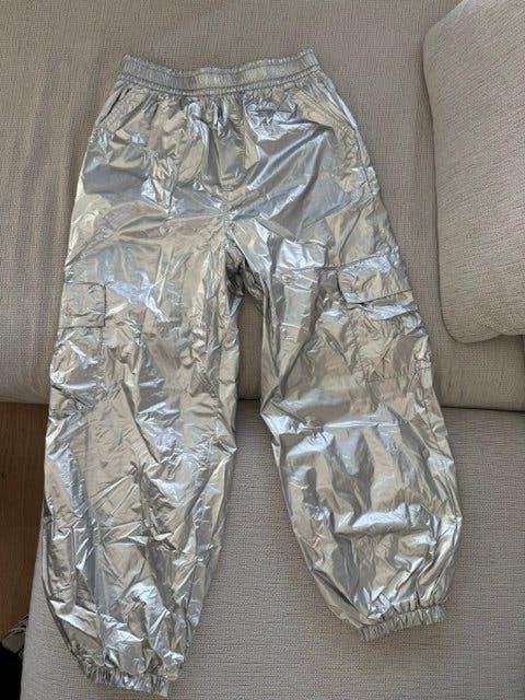 AO76 baggy broek zilver 12jaar  NIEUW, Enlèvement ou Envoi, AO76 American Outfitters, Fille, Pantalon