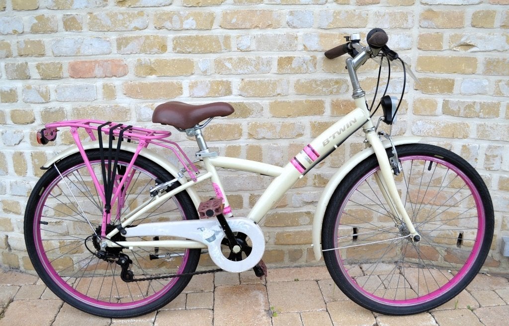 B-twin poply 500. 24 inch., Fietsen en Brommers, Fietsen | Meisjes, Ophalen, B-Twin, Versnellingen, Gebruikt