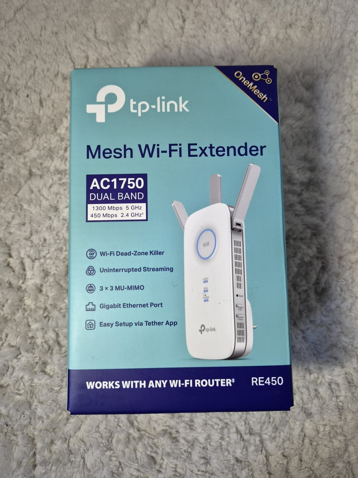 Nieuwe TP-Link RE450 AC1750 Wi-Fi-repeater, Ophalen of Verzenden, Nieuw