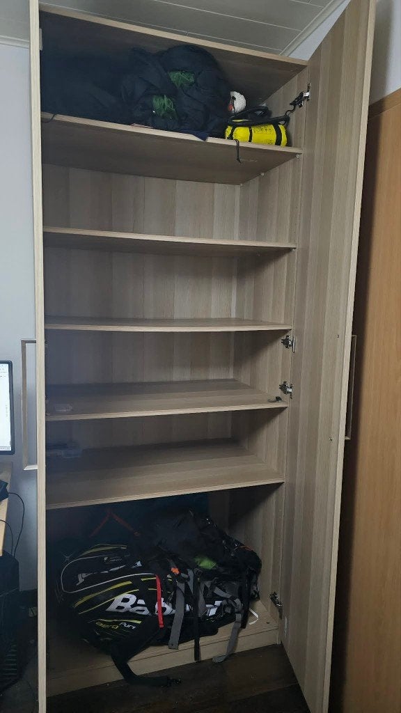 Armoire IKEA 2 portes avec étagères, Maison & Meubles, Enlèvement, Comme neuf