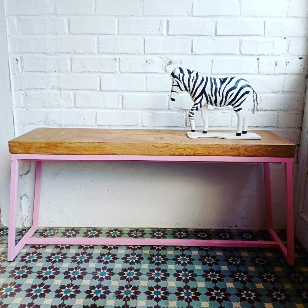 Stevige eiken bank, Huis en Inrichting, Stoelen, Ophalen, Twee, Overige kleuren, Nieuw