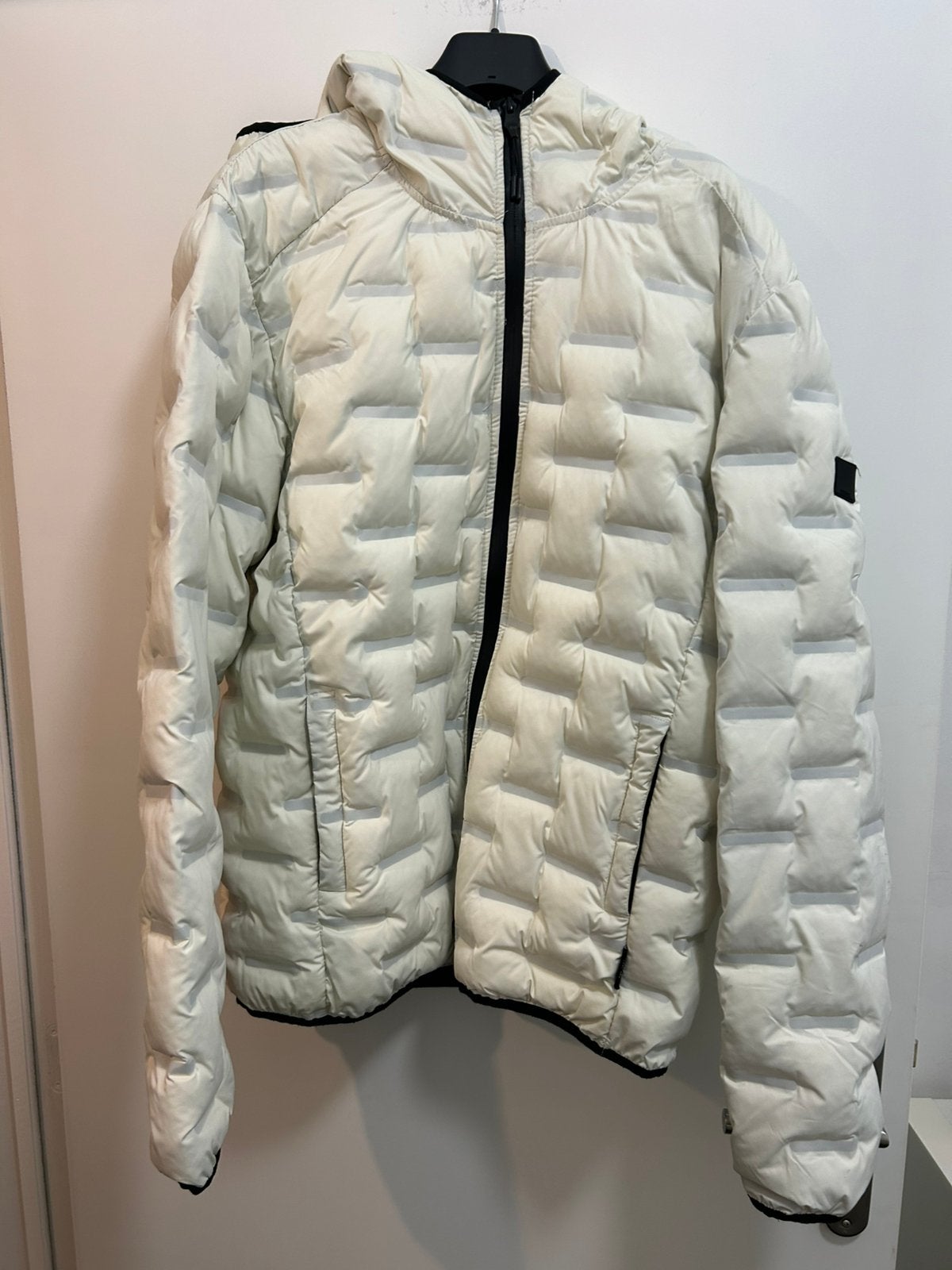 Tussenseizoensjas Heren.Indigo.M, Vêtements | Hommes, Vestes | Été, Enlèvement ou Envoi, Comme neuf, Taille 48/50 (M), Blanc