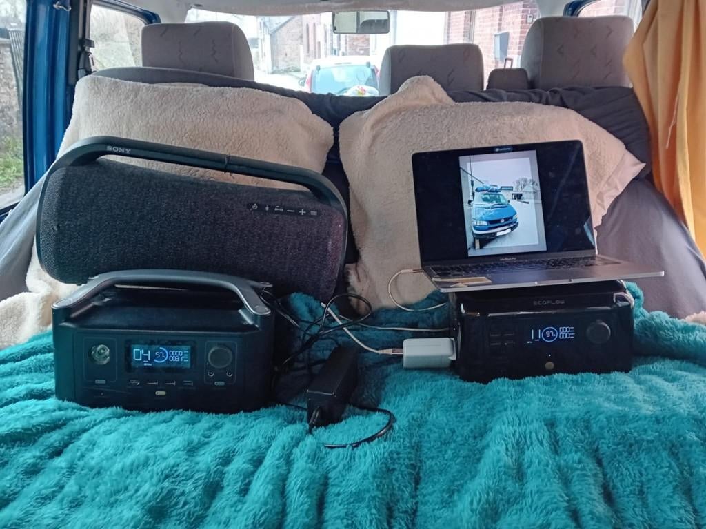 2 EcoFlow idéales pour vanlife / road trip / camping, Caravanes & Camping, Accessoires de camping, Enlèvement, Utilisé