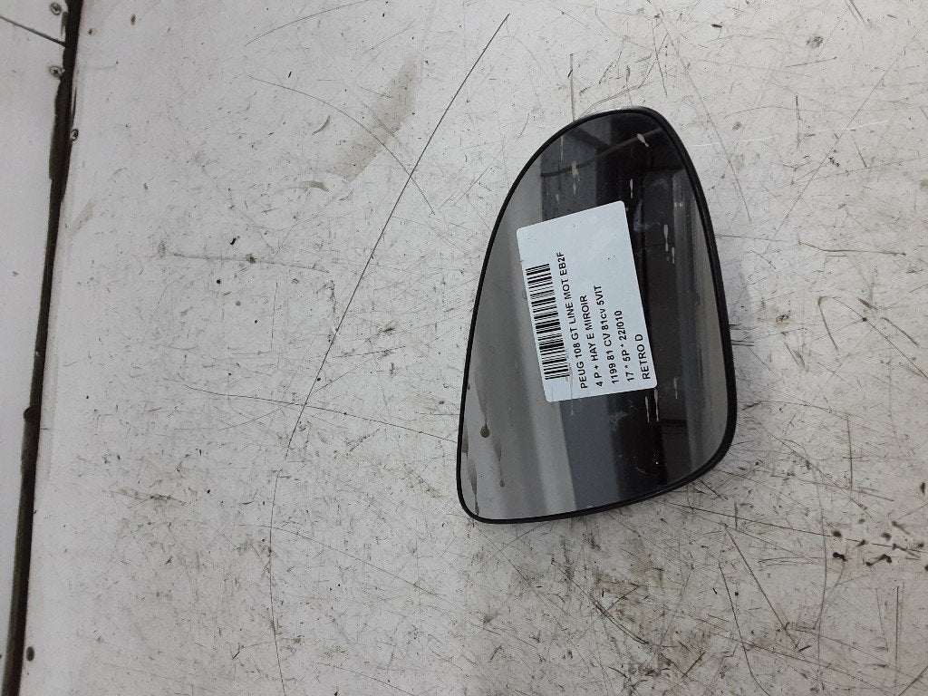 SPIEGEL RECHTS Peugeot 108 (01-2014/-), Kontakt-peugeot@peugeot.com, Gebruikt, Peugeot Deutschland GmbH, Bahnhofsplatz
65423  Rüsselsheim, DE