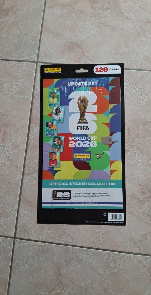 Football panini Update set Album Coupe du monde 2026 !!!, Enlèvement ou Envoi, Neuf, Plusieurs autocollants