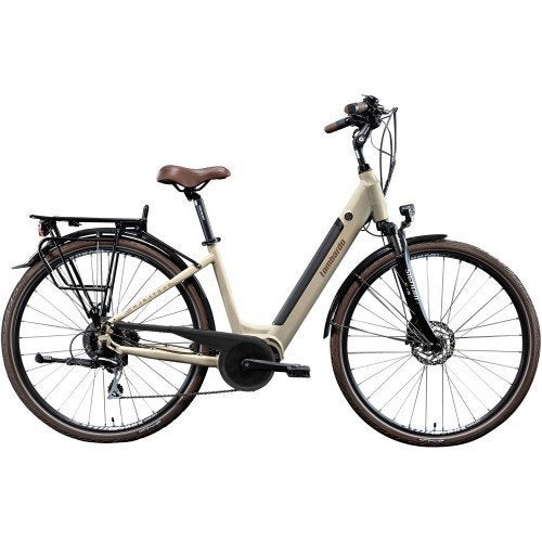Elektrische Damesfiets - Lombardo Maratea Plus 28" (H48), Zo goed als nieuw, 47 tot 51 cm, 50 km per accu of meer, Ophalen